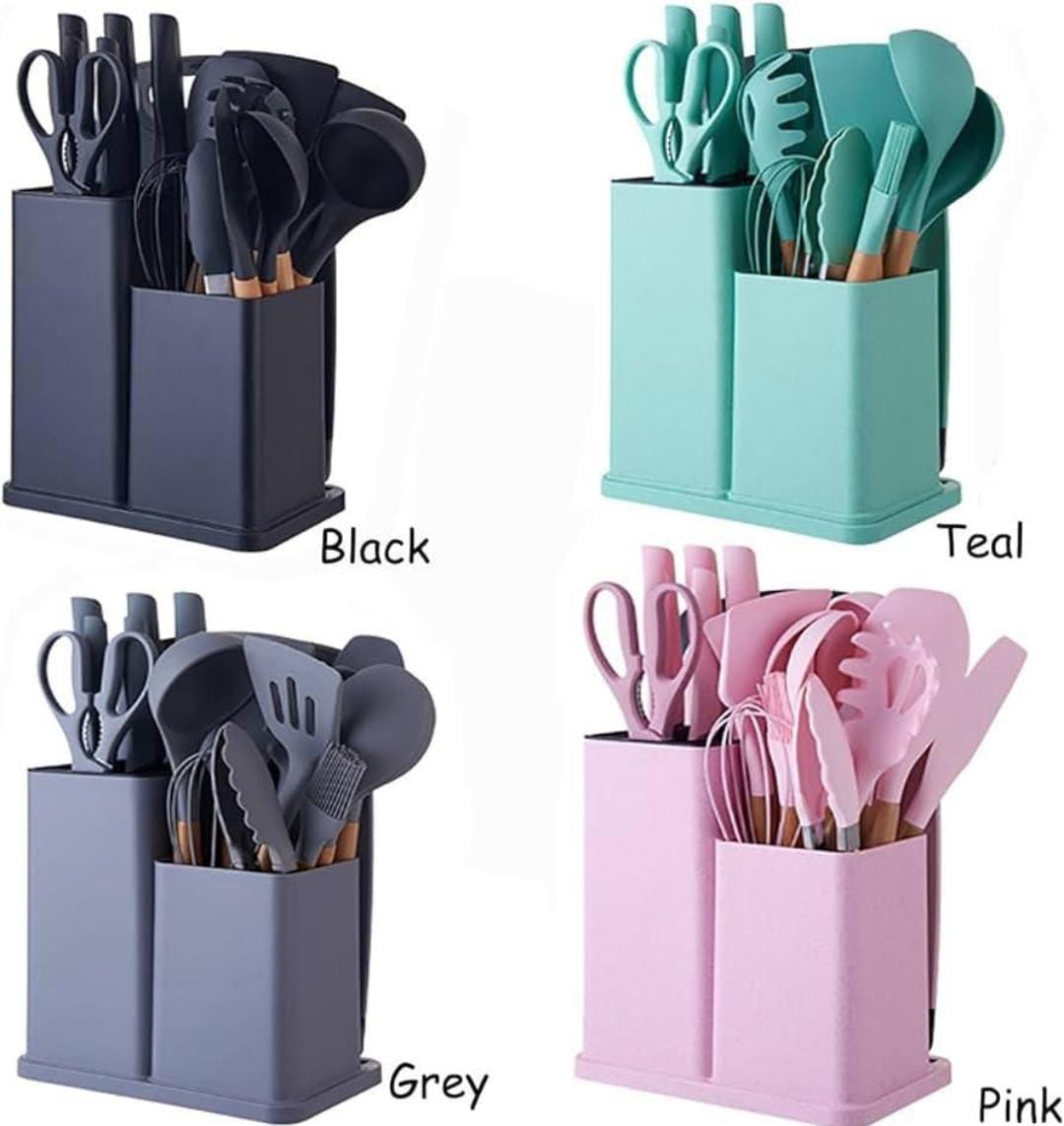 Miniatura 2 de Utensilios cocina de 19 piezas silicona